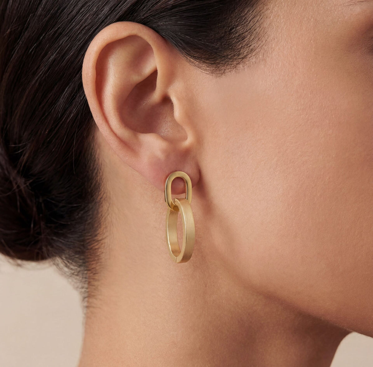 Oval Links Earrings