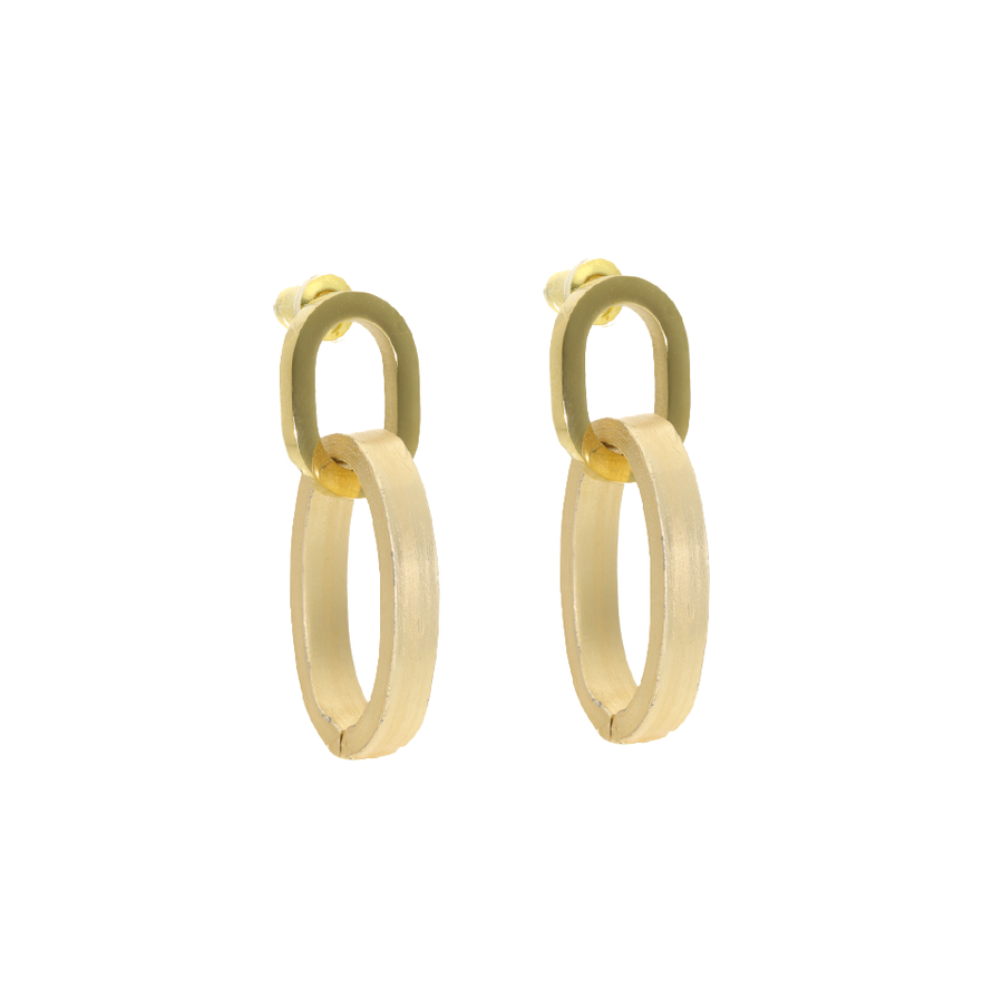 Oval Links Earrings