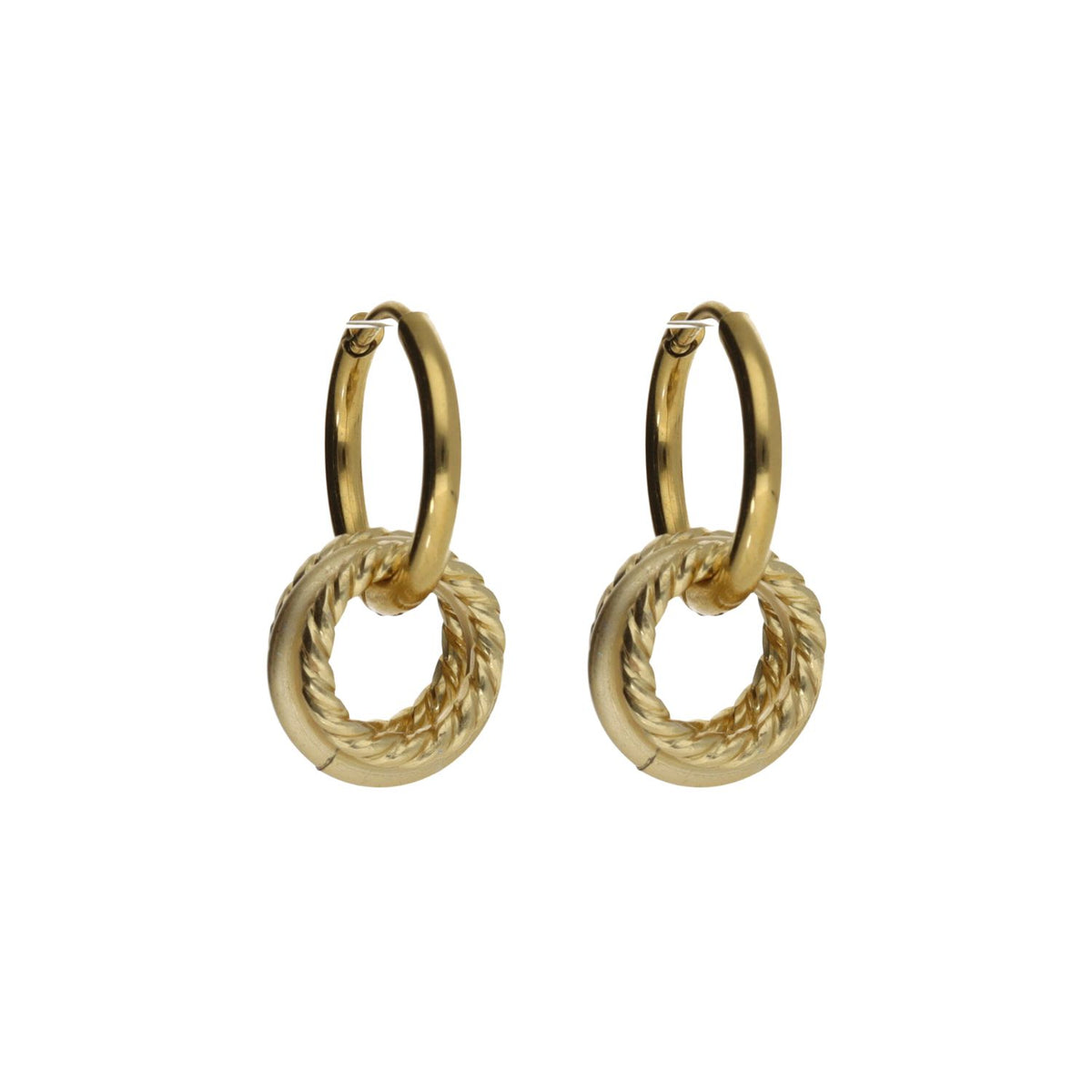 Golden Hoops Earrings