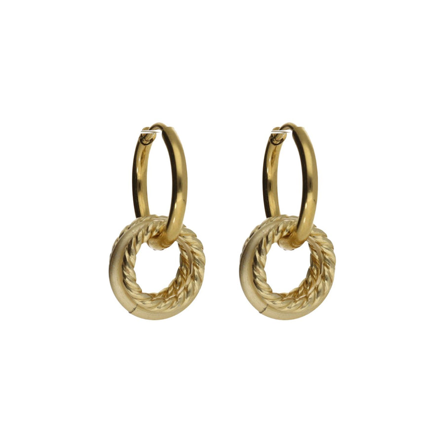 Golden Hoops Earrings