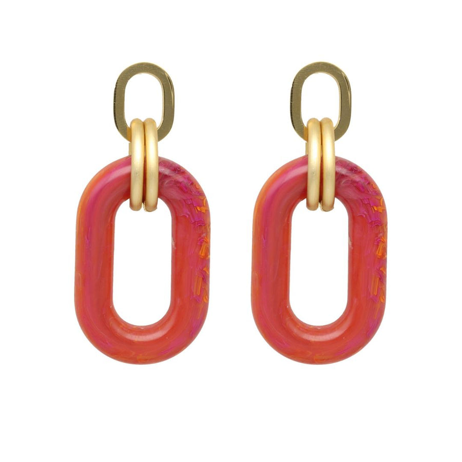 Chunky Oval Dangling