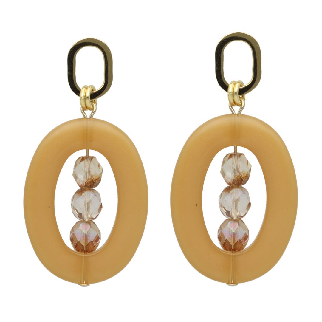 Chunky Oval Earrings