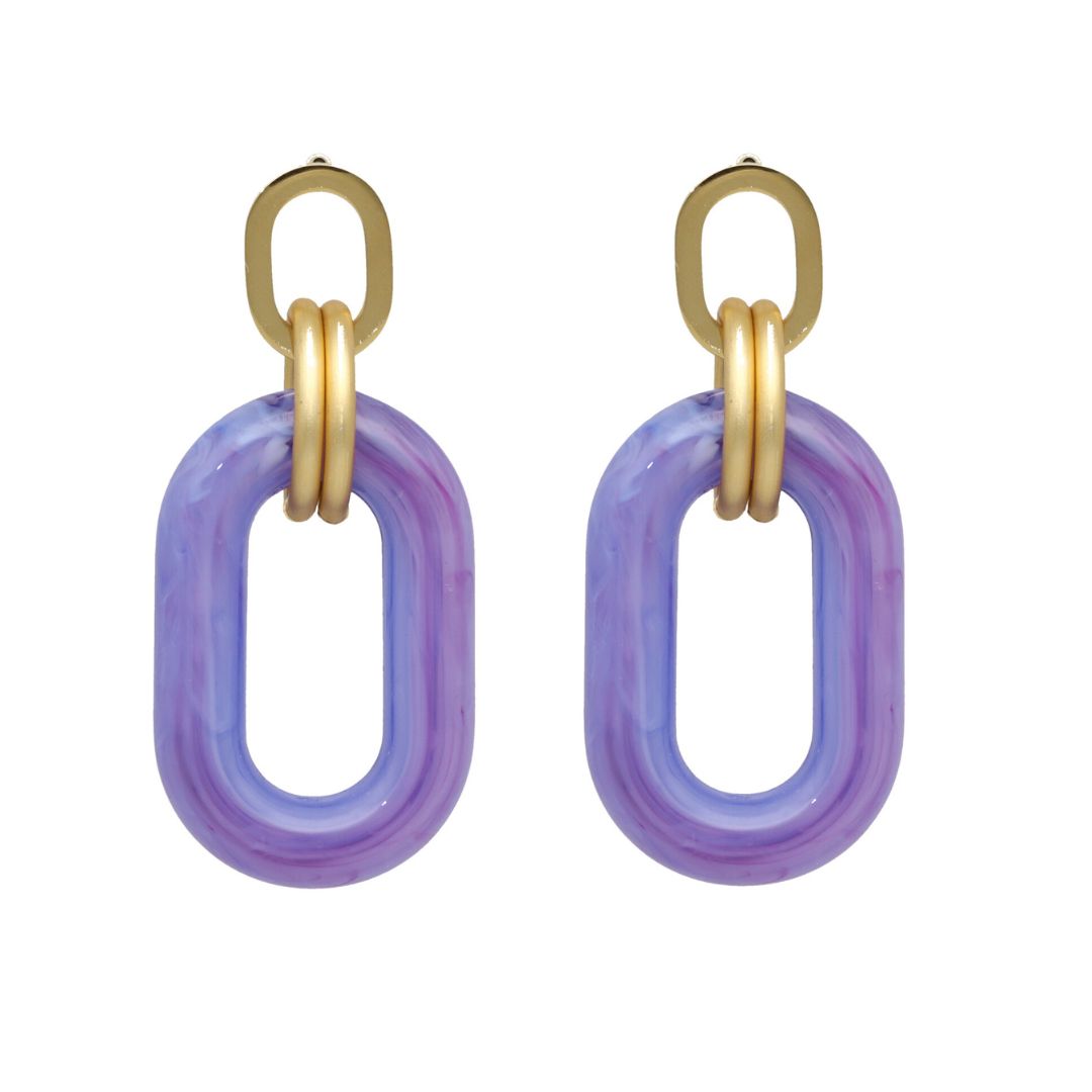 Chunky Oval Dangling