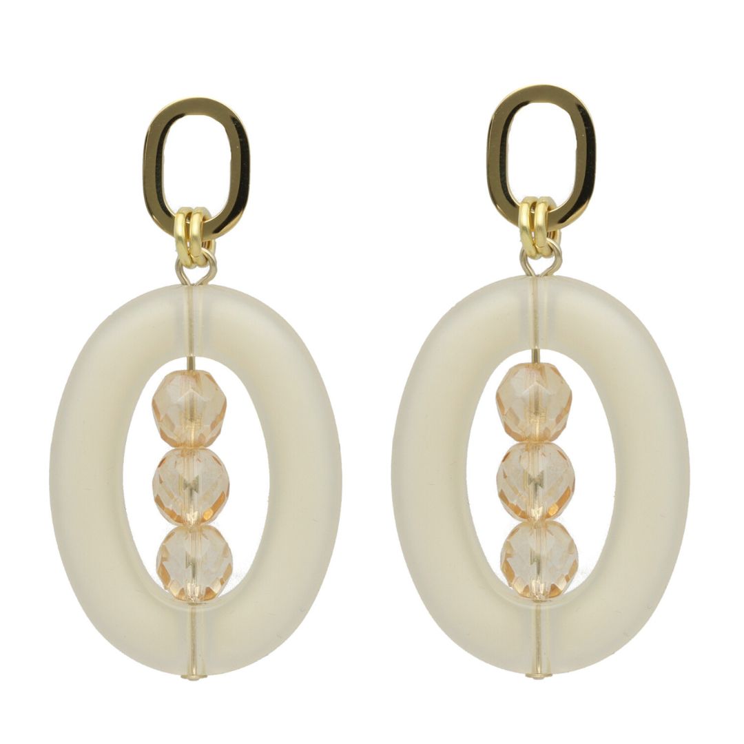 Chunky Oval Earrings