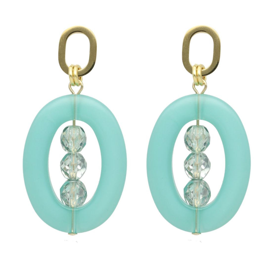 Chunky Oval Earrings