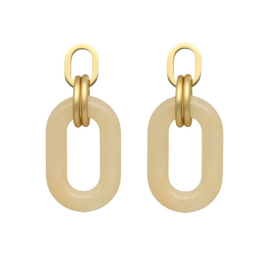 Chunky Oval Dangling