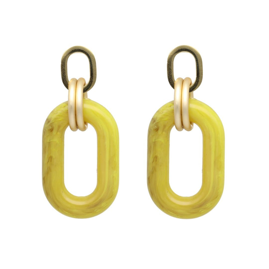 Chunky Oval Dangling