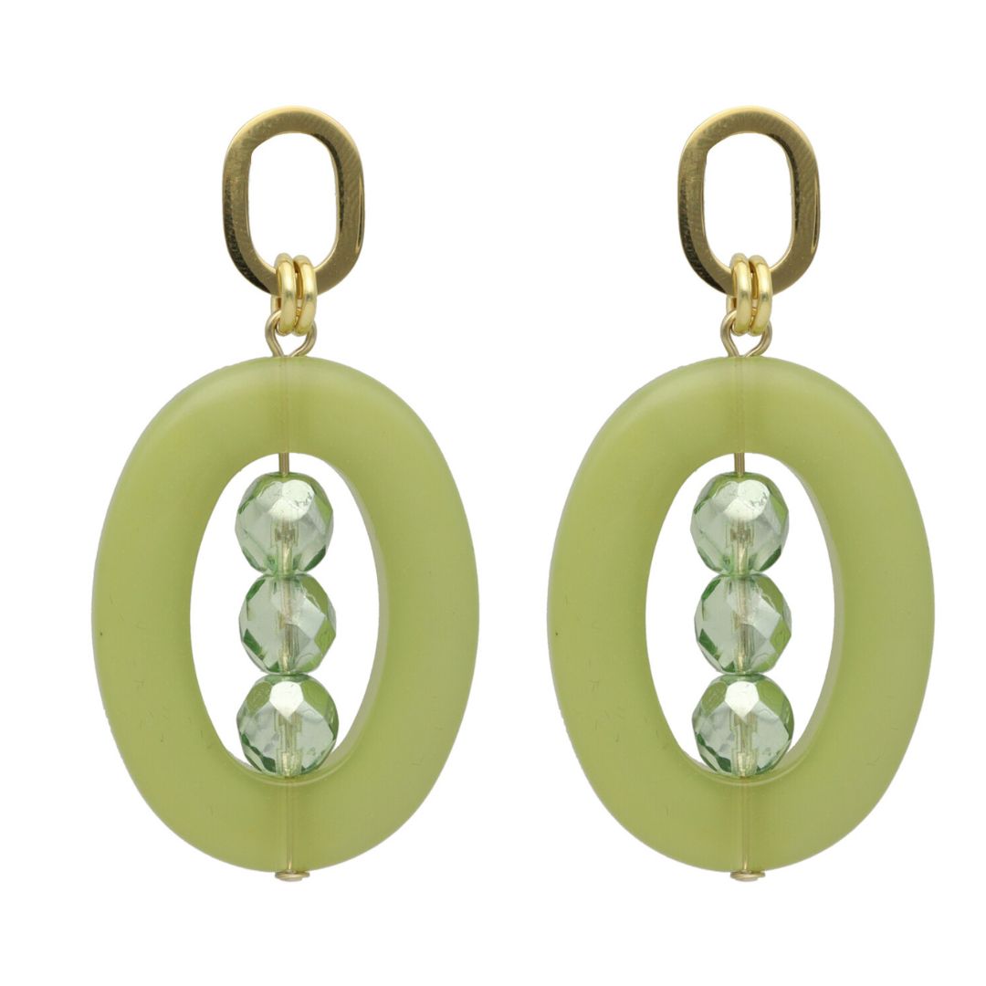 Chunky Oval Earrings