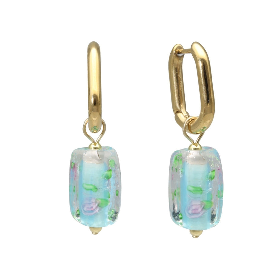 Glass Bead Hoops