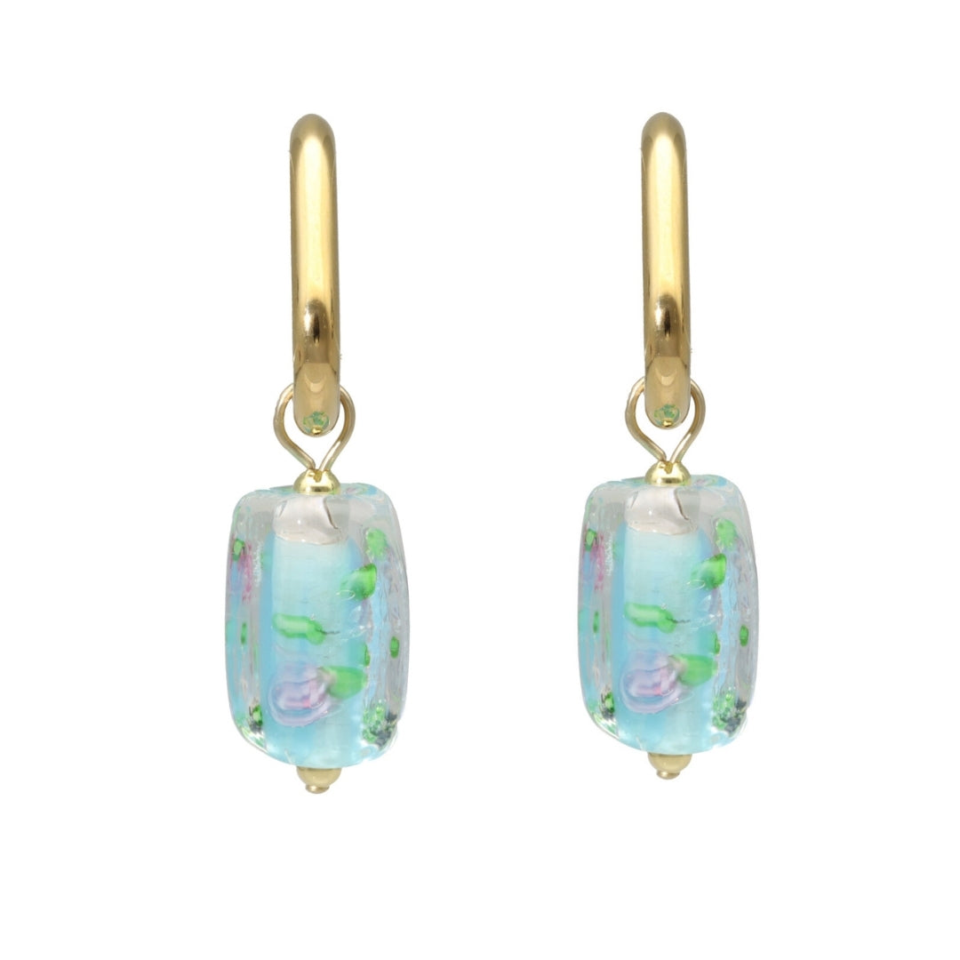 Glass Bead Hoops