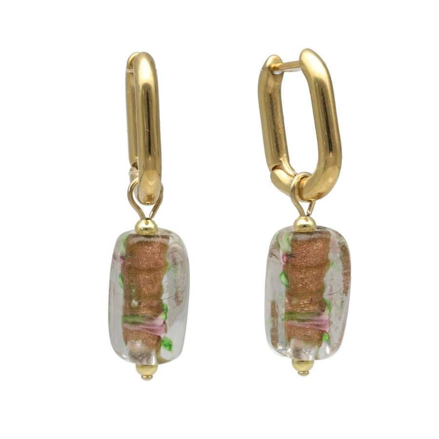 Glass Bead Hoops