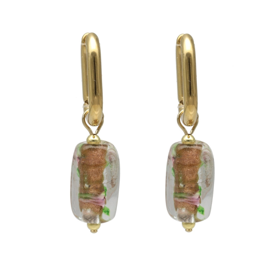 Glass Bead Hoops