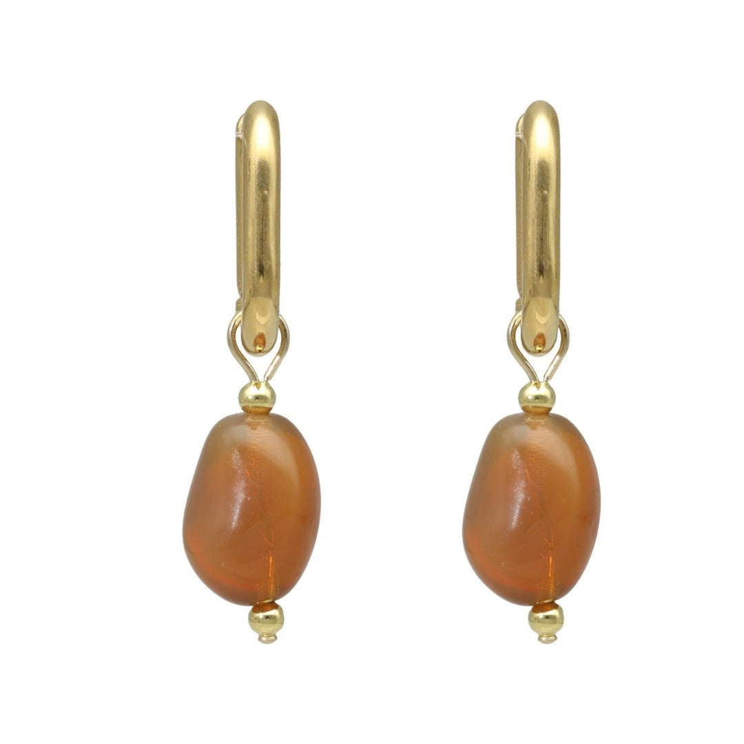 Glass Bead Hoops