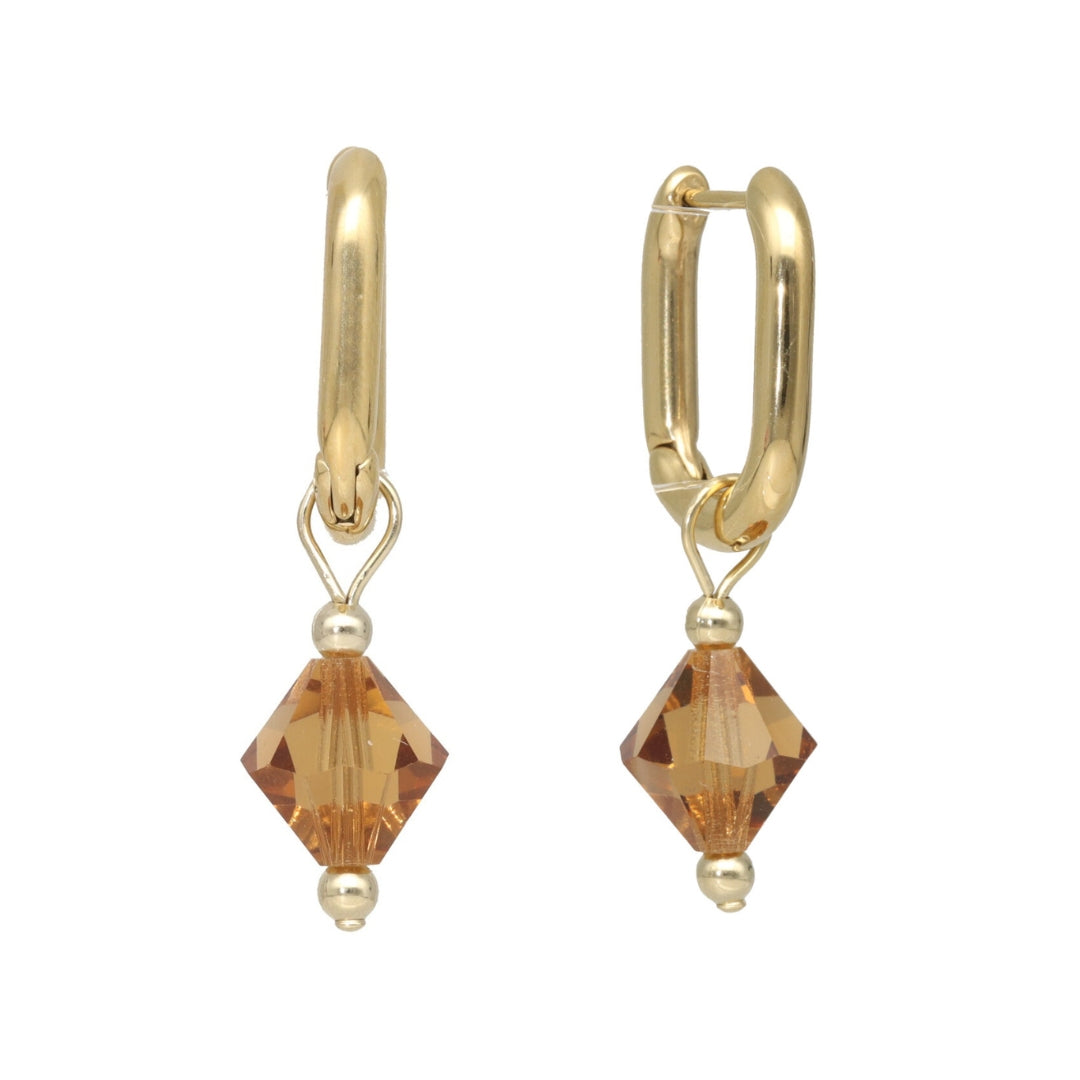 Glass Bead Hoops