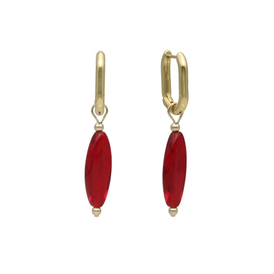 Glass Bead Hoops