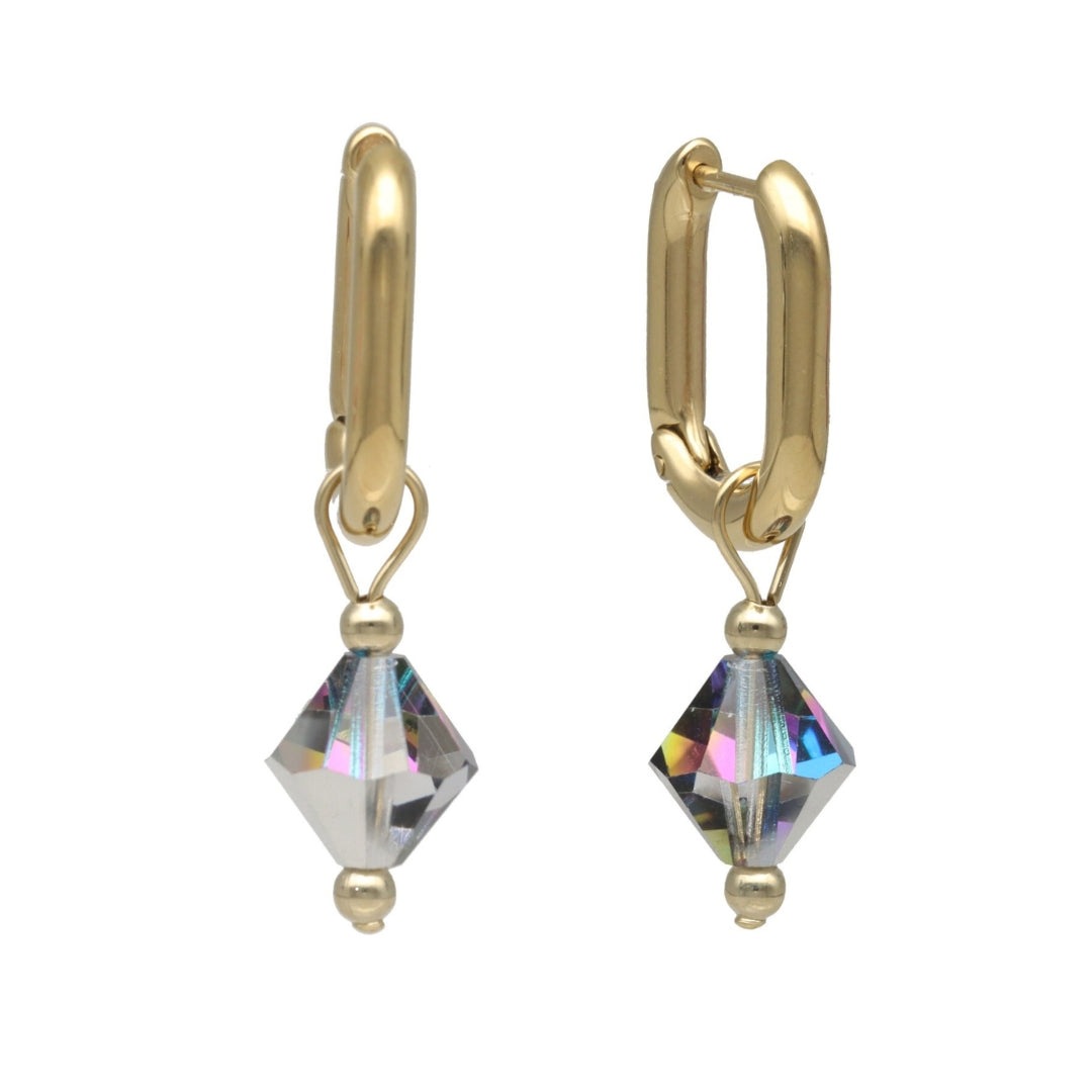 Glass Bead Hoops