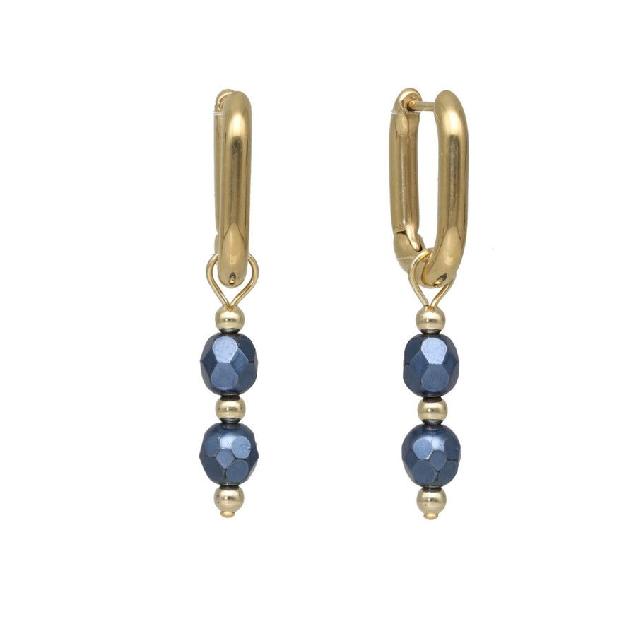 Glass Bead Hoops
