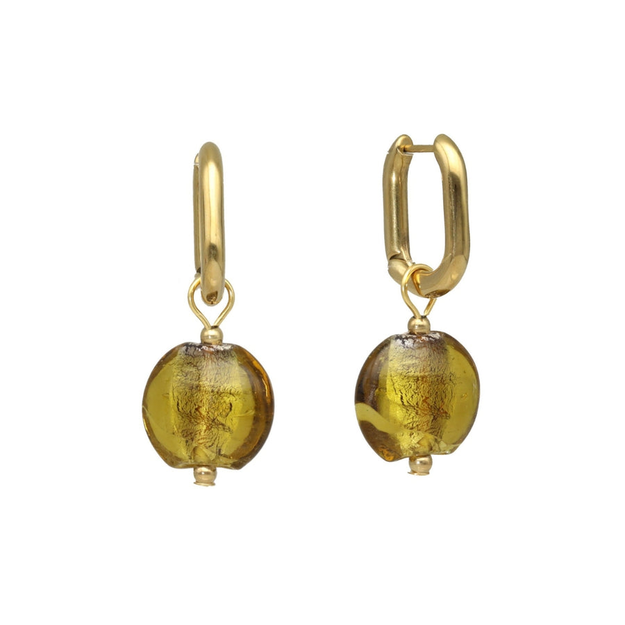 Glass Bead Hoops