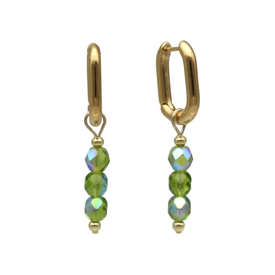 Glass Bead Hoops
