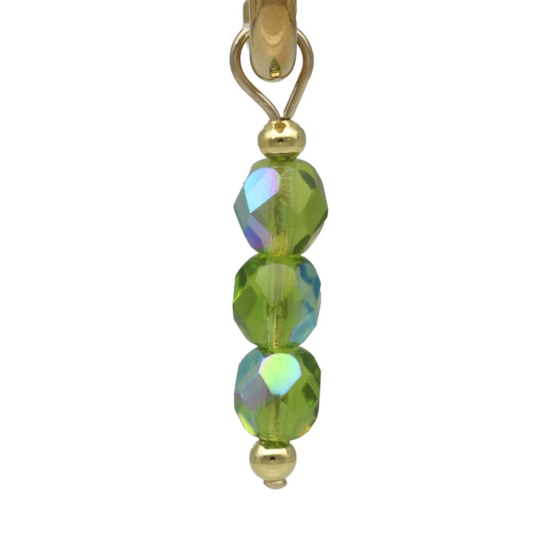 Glass Bead Hoops