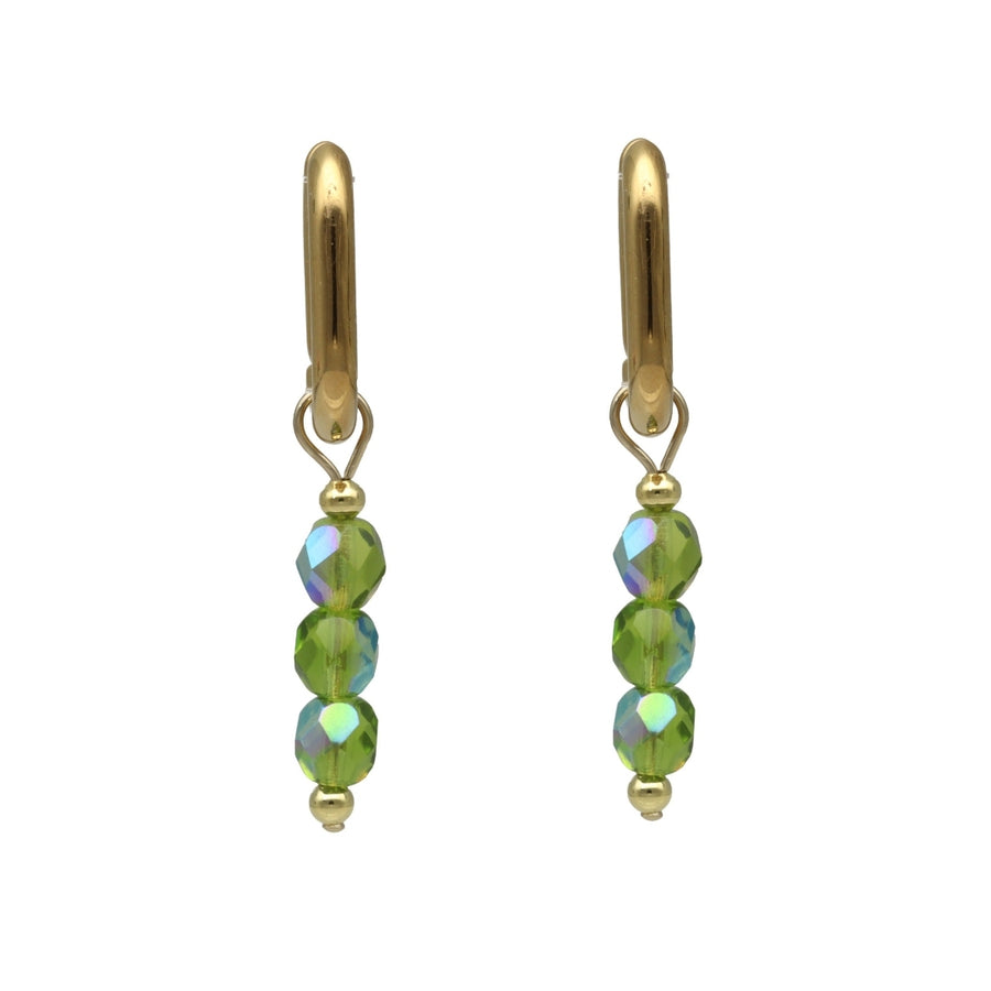 Glass Bead Hoops