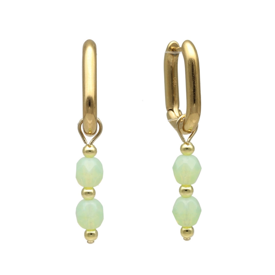 Glass Bead Hoops