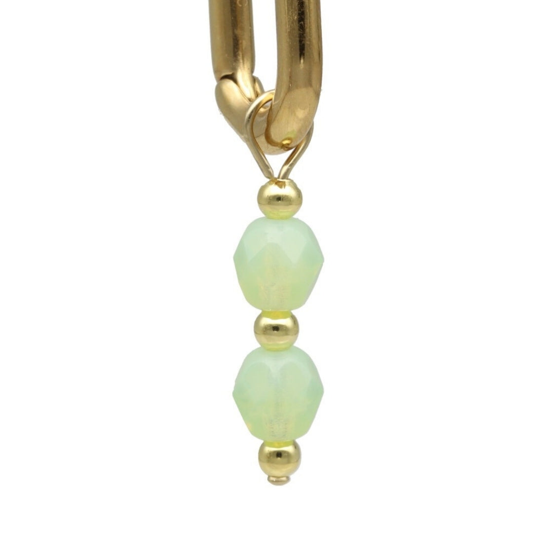 Glass Bead Hoops