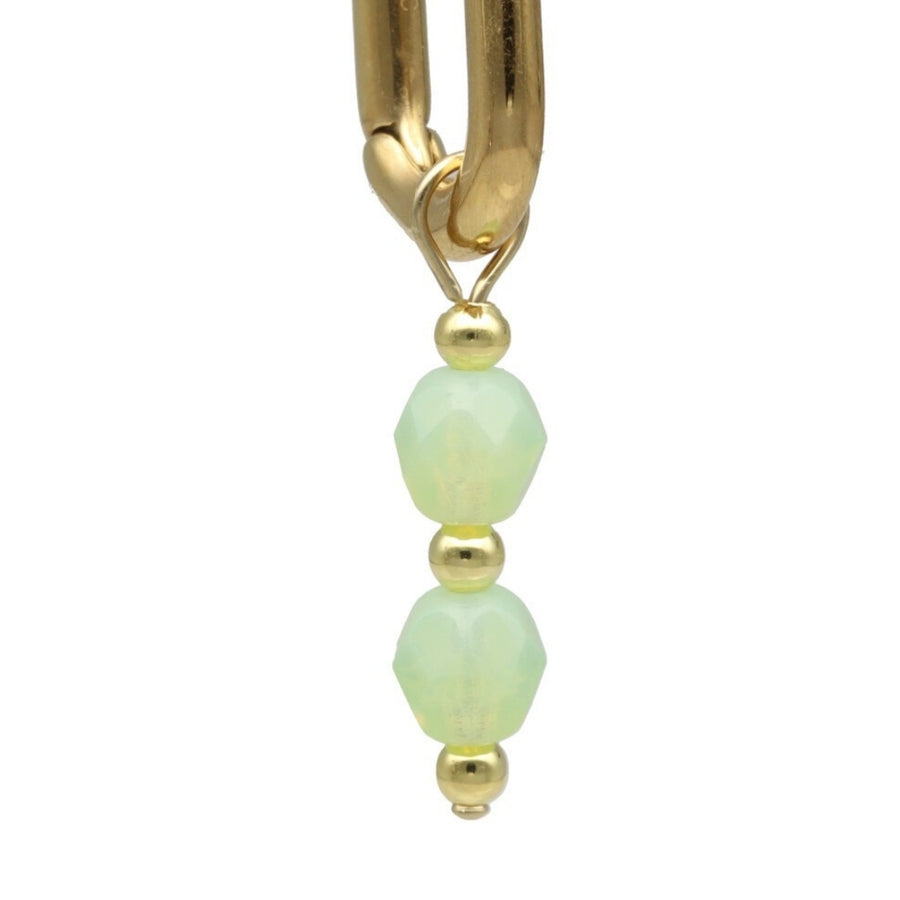 Glass Bead Hoops