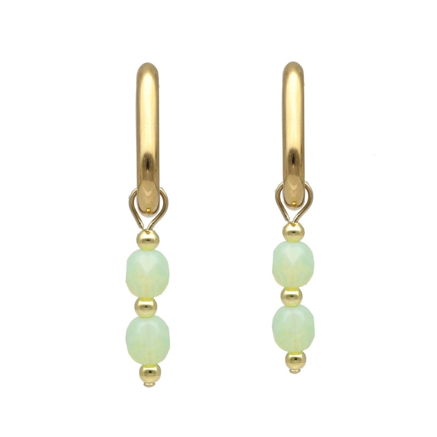 Glass Bead Hoops