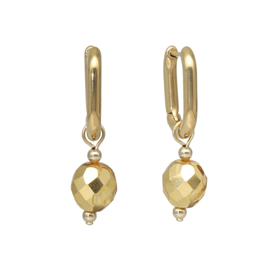 Glass Bead Hoops