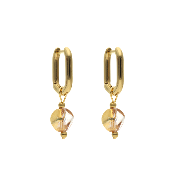 Glass Bead Hoops
