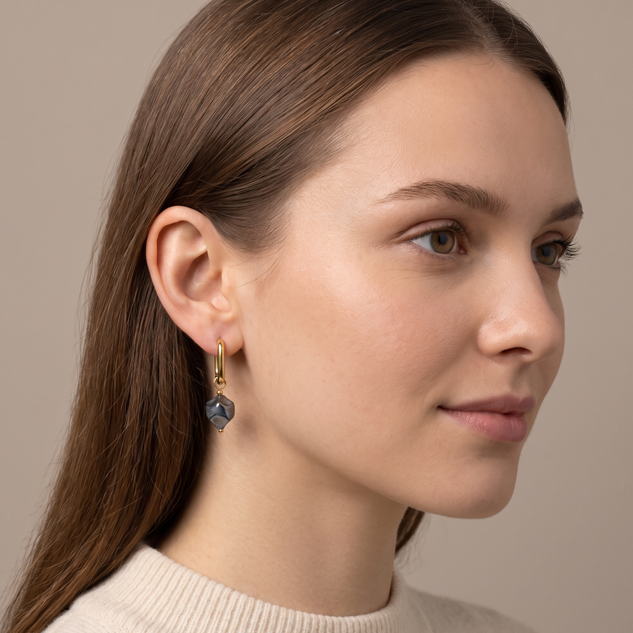 Glass Bead Hoops