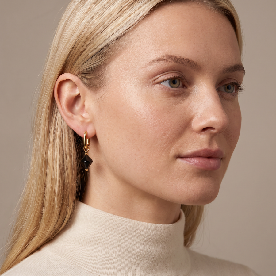Glass Bead Hoops