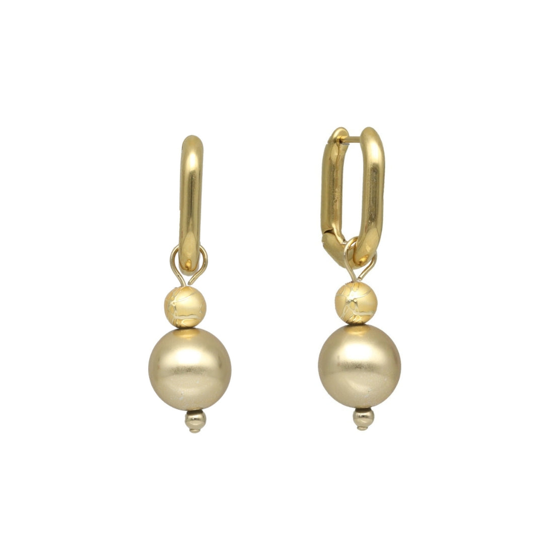 Glass Bead Hoops