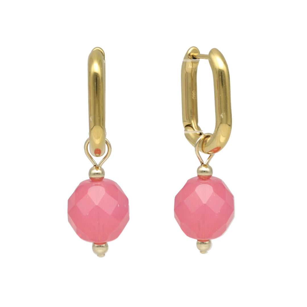 Glass Bead Hoops