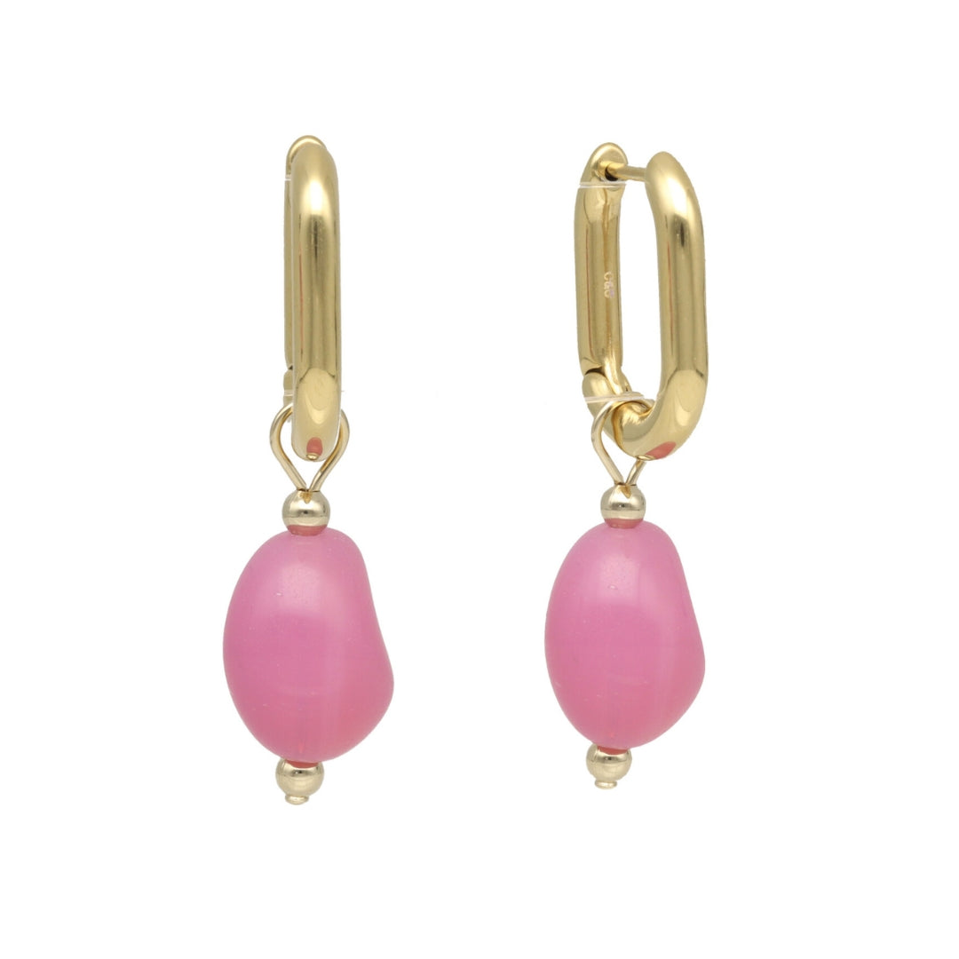 Glass Bead Hoops