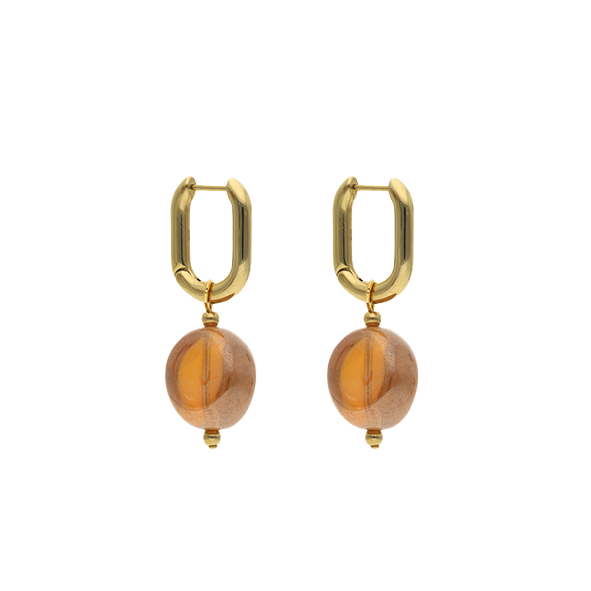 Glass Bead Hoops