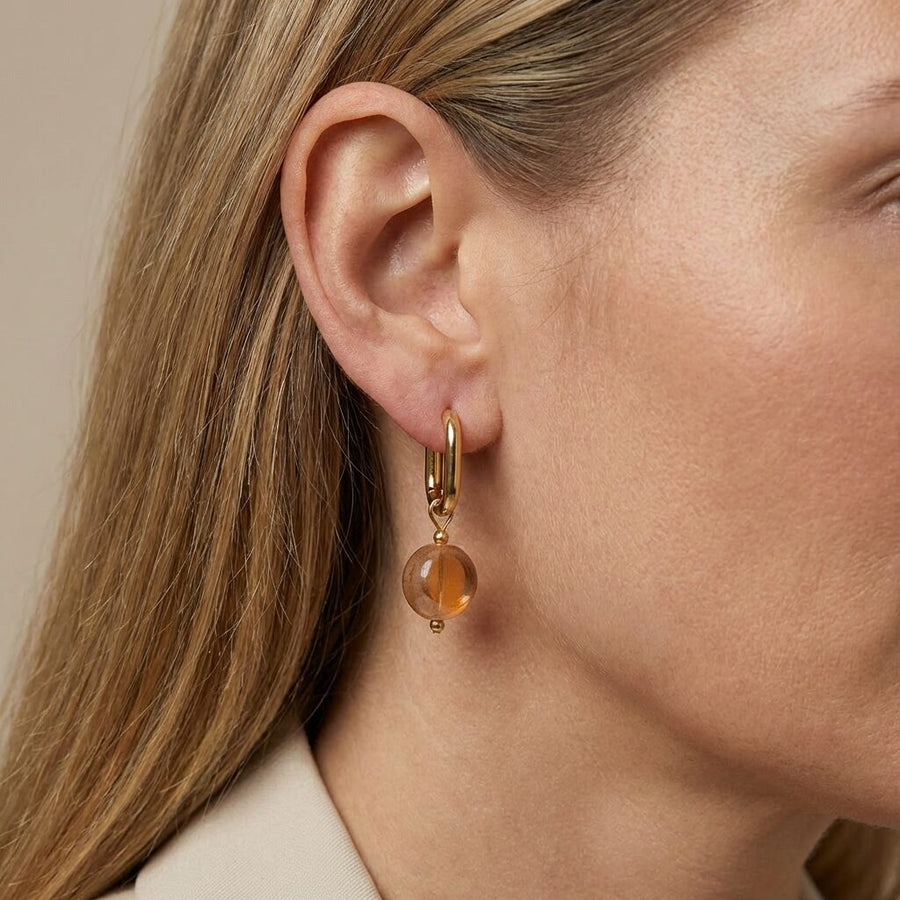 Glass Bead Hoops