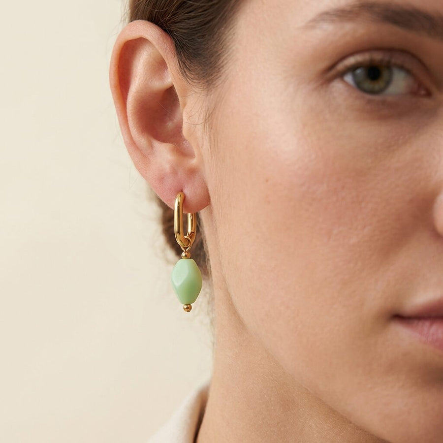 Glass Bead Hoops