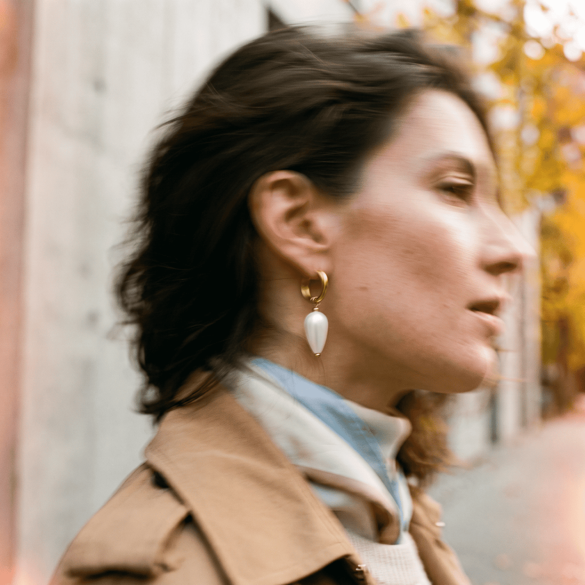 Glass Bead Hoops