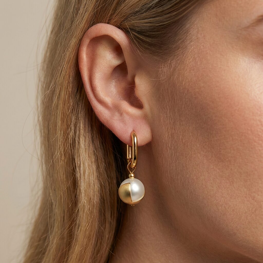 Glass Bead Hoops