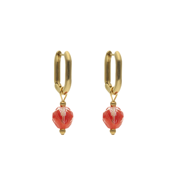 Glass Bead Hoops