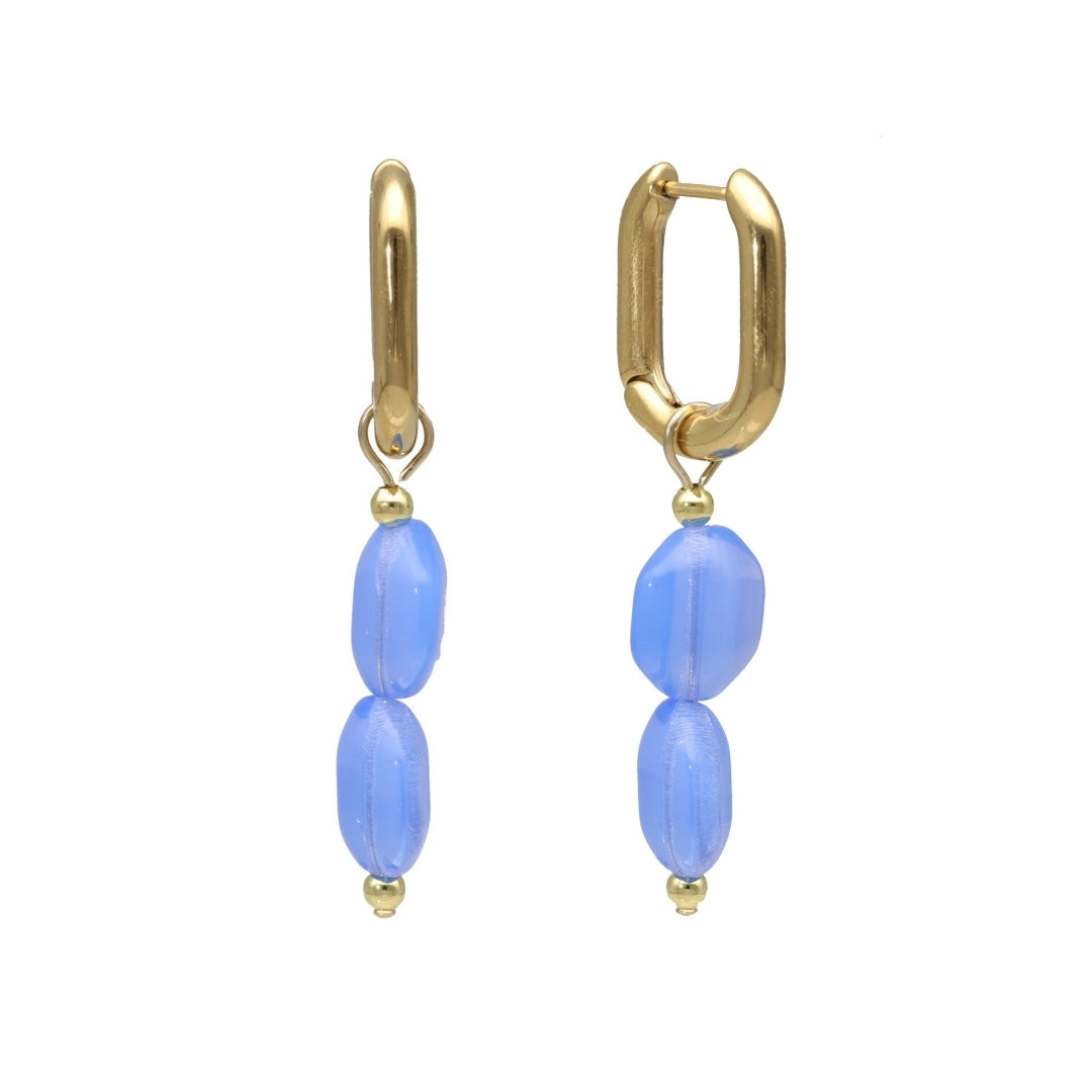 Glass Bead Hoops