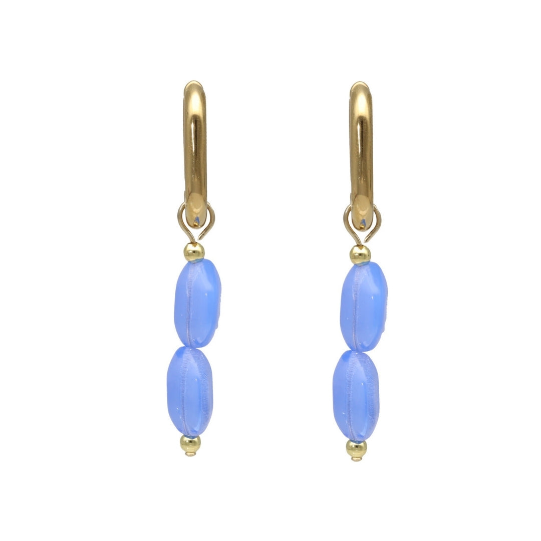 Glass Bead Hoops