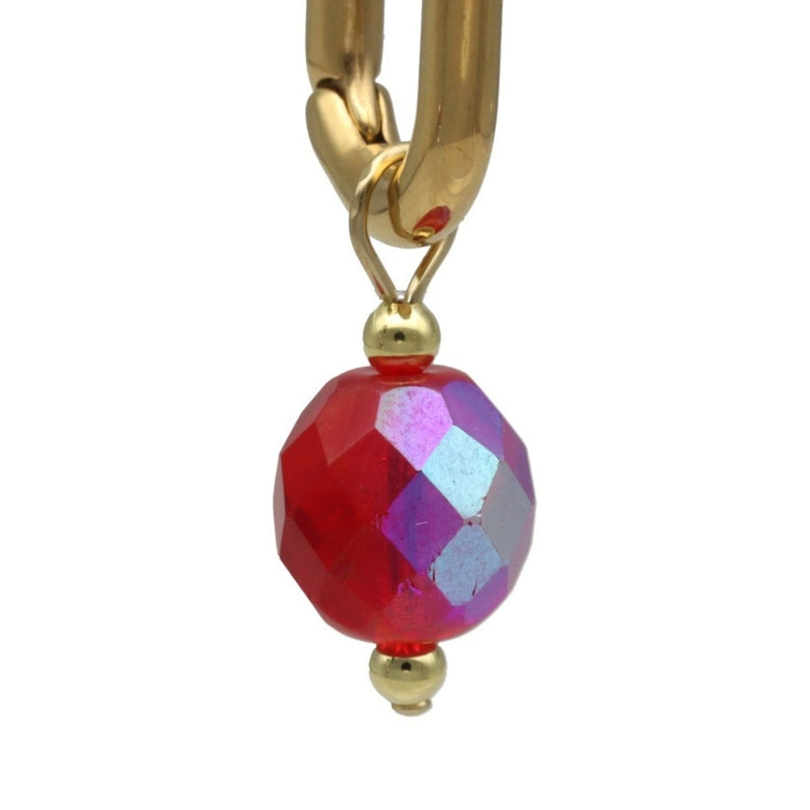 Glass Bead Hoops