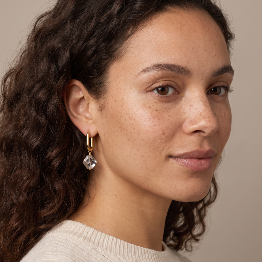 Glass Bead Hoops
