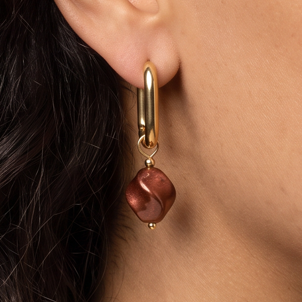 Glass Bead Hoops