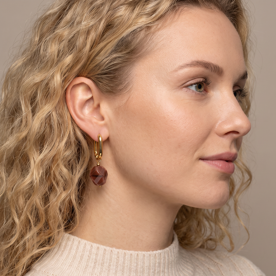 Glass Bead Hoops