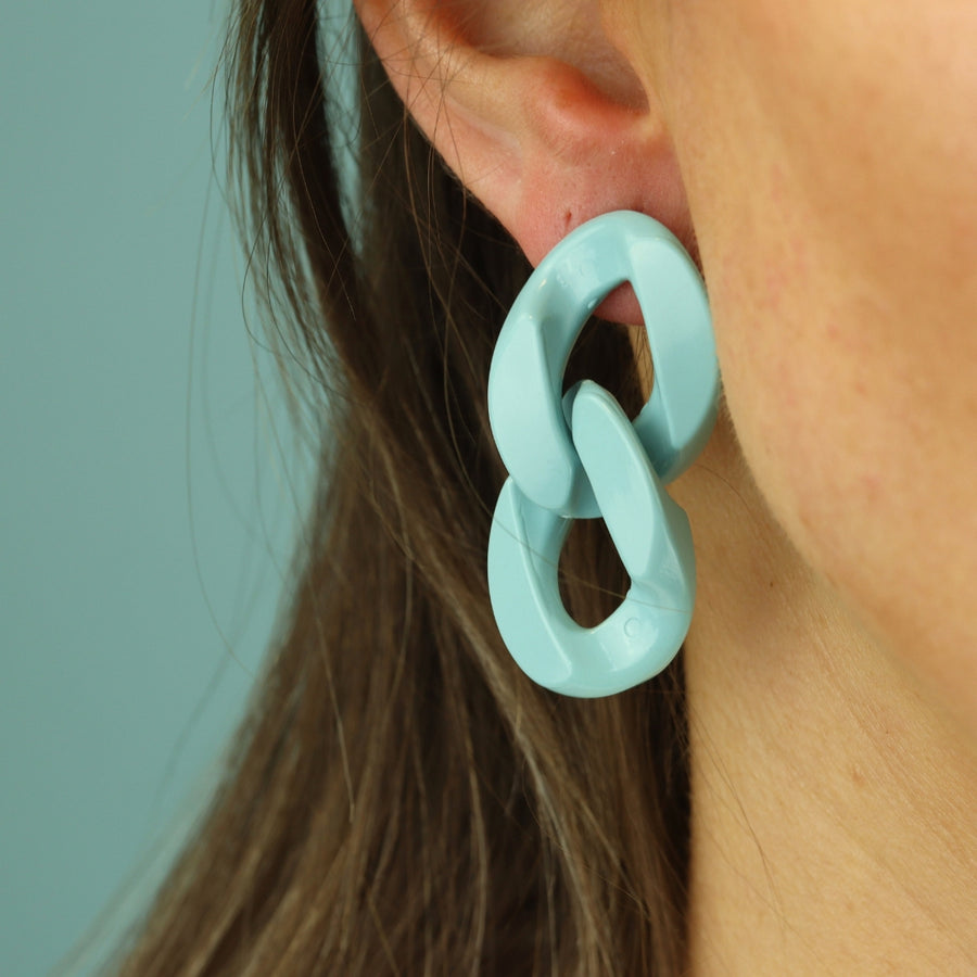 Chunky Link Earrings