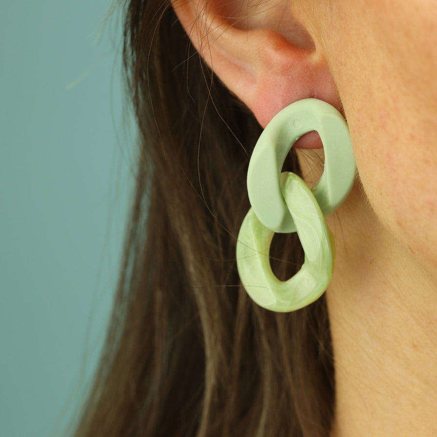 Chunky Link Earrings